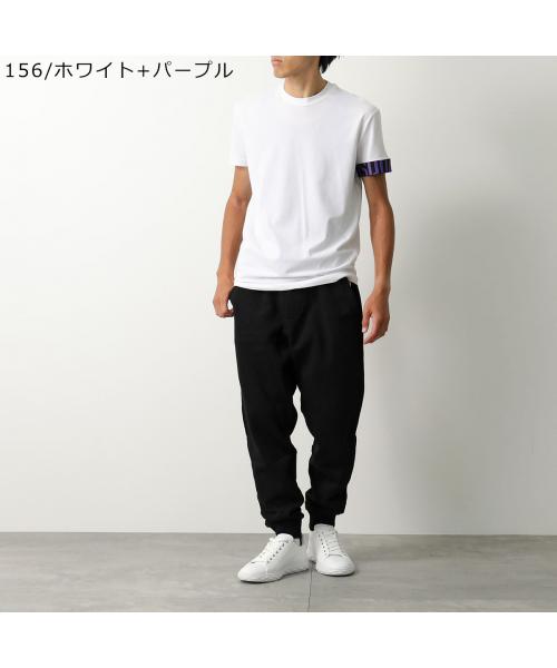 ディースクエアード Dsquared2 DSQUARED2 半袖 Tシャツ Logo T-Shirt D9M3S5980 ISA01 （010/ブラック＋ホワイト） 010/ブラック＋ホワイト