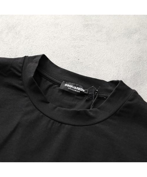 ディースクエアード Dsquared2 DSQUARED2 半袖 Tシャツ Logo T-Shirt D9M3S5980 ISA01 （010/ブラック＋ホワイト） 010/ブラック＋ホワイト
