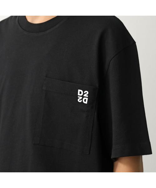 ディースクエアード Dsquared2 DSQUARED2 Tシャツ Twin Pack Regular Fit Tee S74GD1475 D20033 （900/ブラック） 900/ブラック