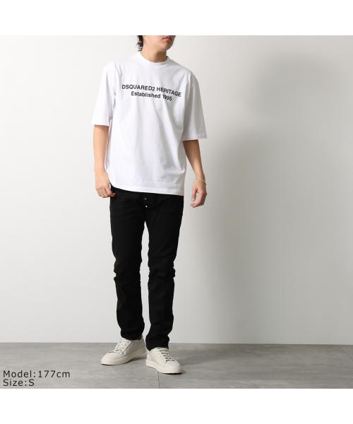 ディースクエアード Dsquared2 DSQUARED2 Tシャツ Loose Fit Heritage S74GD1456 D20020 （900/ブラック） 900/ブラック