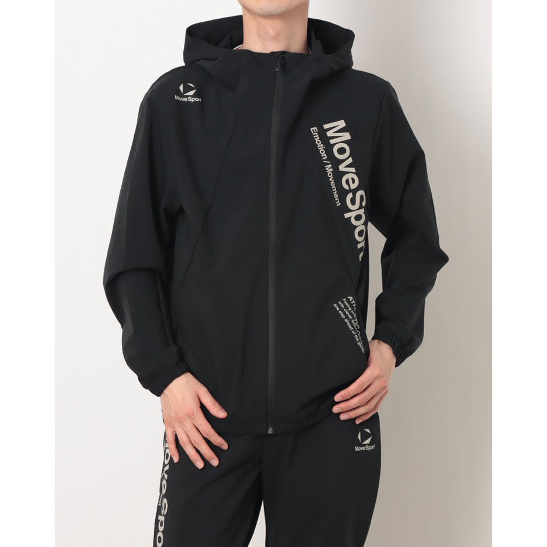 ムーブスポーツ MoveSport メンズ クロスジャケット サンスクリーンジャケット ST6SJK20M （ブラック） ブラック