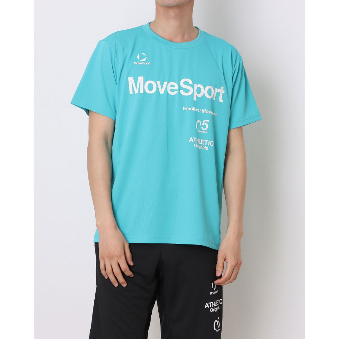 ムーブスポーツ MoveSport メンズ 半袖機能Tシャツ クーリスト半袖シャツ ST6SHT07M （エメラルド） エメラルド