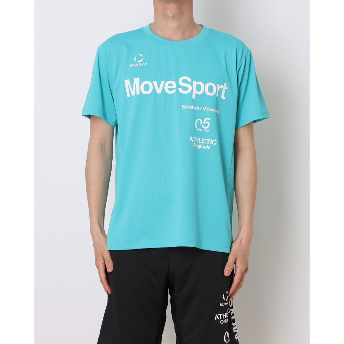 ムーブスポーツ MoveSport メンズ 半袖機能Tシャツ クーリスト半袖シャツ ST6SHT07M （エメラルド） エメラルド