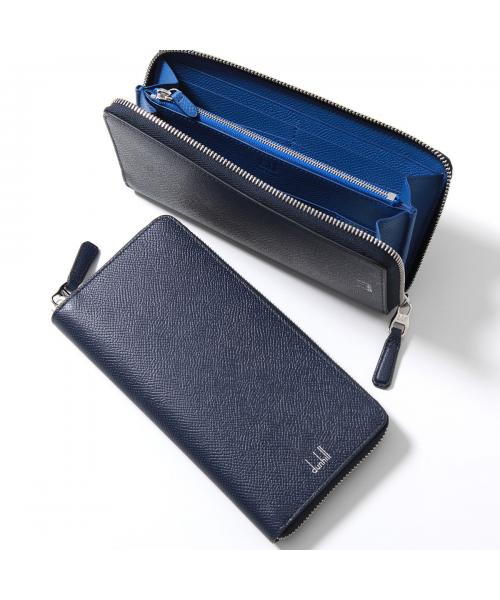 ダンヒル DUNHILL Dunhill 長財布 DU18F2180CA レザー ラウンドファスナー （410/NAVY/ネイビー） 410/NAVY/ネイビー