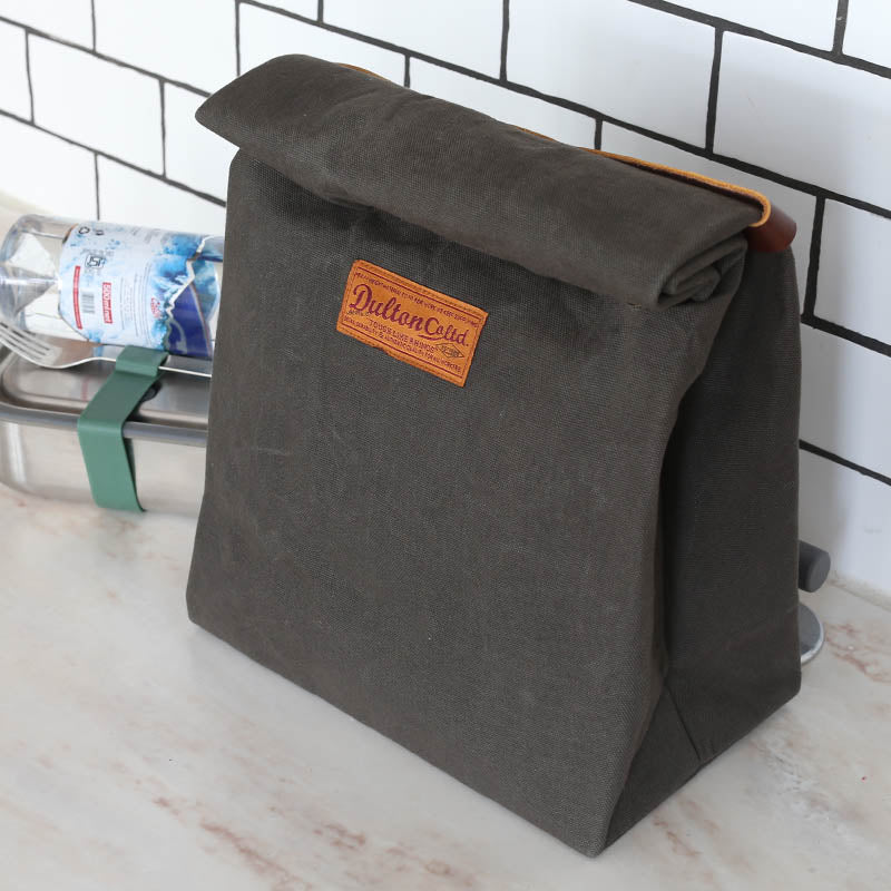 ダルトン DULTON WAX CANVAS LUNCH BAG OLIVE （OLIVE） OLIVE