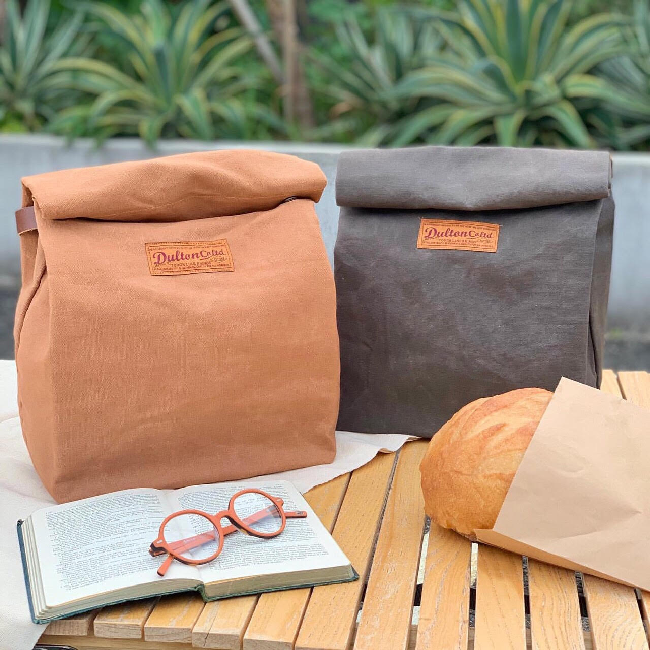ダルトン DULTON WAX CANVAS LUNCH BAG OLIVE （OLIVE） OLIVE