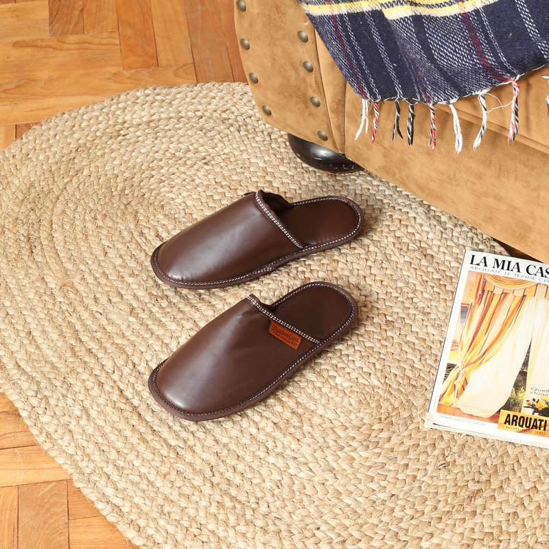 ダルトン DULTON PU SLIPPERS EV MEN （BROWN） BROWN