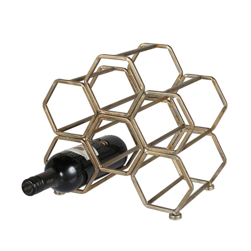 ダルトン DULTON HONEYCOMB WINE RACK ANTIQUE （GOLD） GOLD