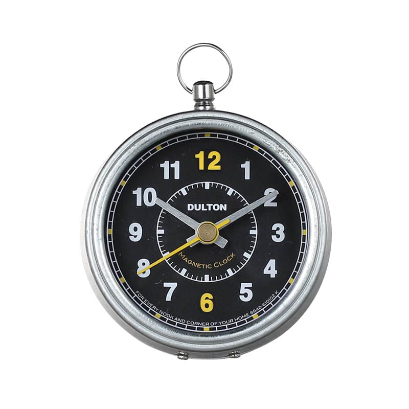 ダルトン DULTON MAGNETIC CLOCK ROUND BLACK【返品不可商品】 （BLACK） BLACK