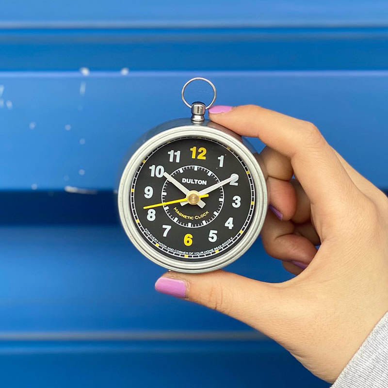 ダルトン DULTON MAGNETIC CLOCK ROUND BLACK【返品不可商品】 （BLACK） BLACK