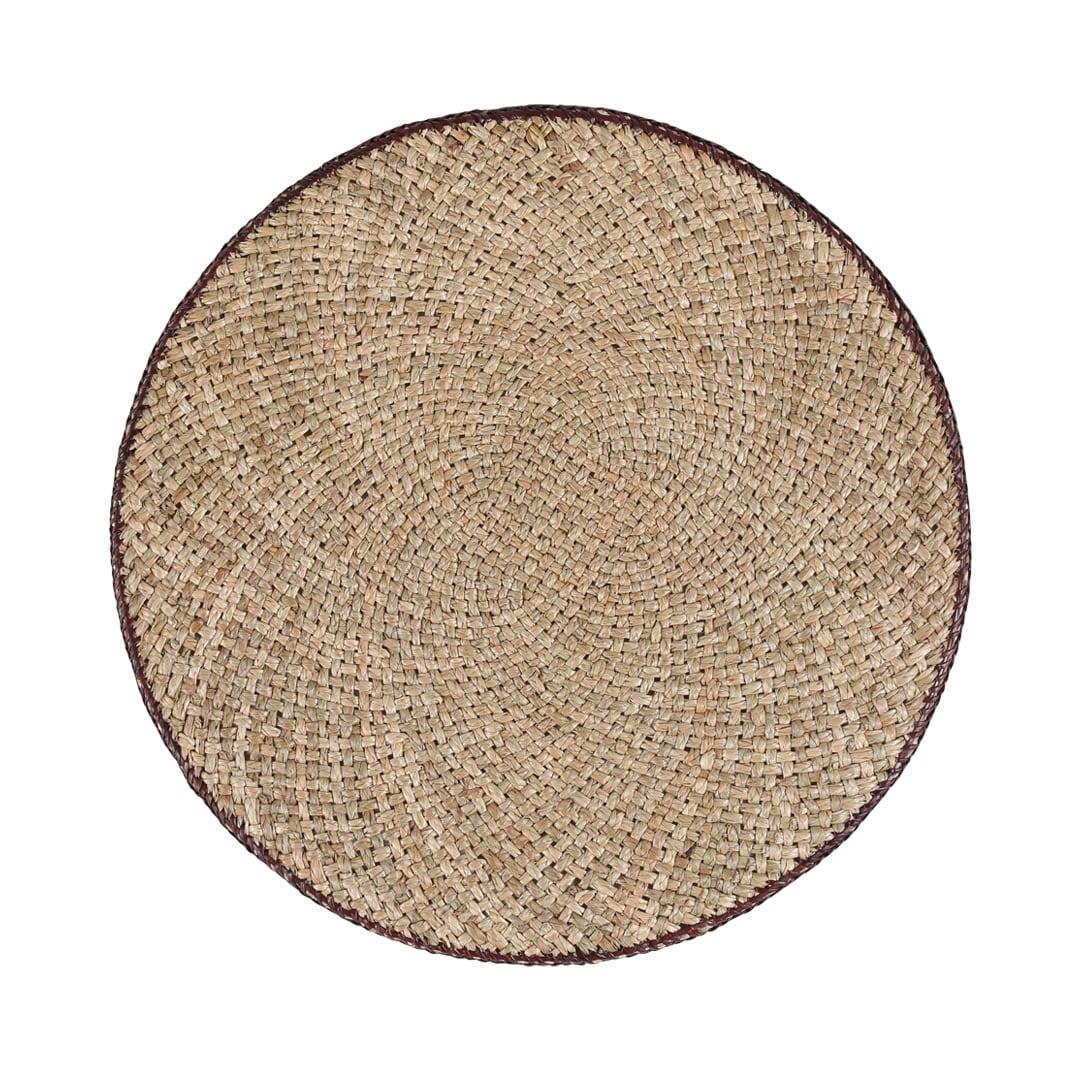 ダルトン DULTON PLACE MAT SEAGRASS （ナチュラル/パープル） ナチュラル/パープル