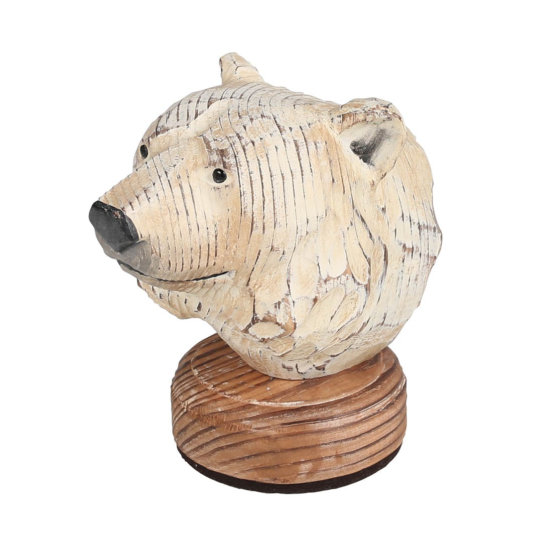 ダルトン DULTON WOODEN ANIMAL HEAD （POLAR BEAR） POLAR BEAR