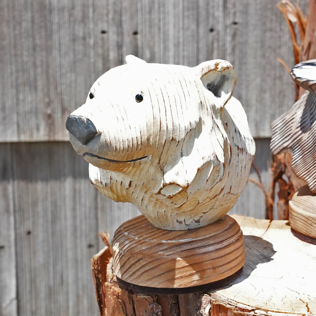 ダルトン DULTON WOODEN ANIMAL HEAD （POLAR BEAR） POLAR BEAR