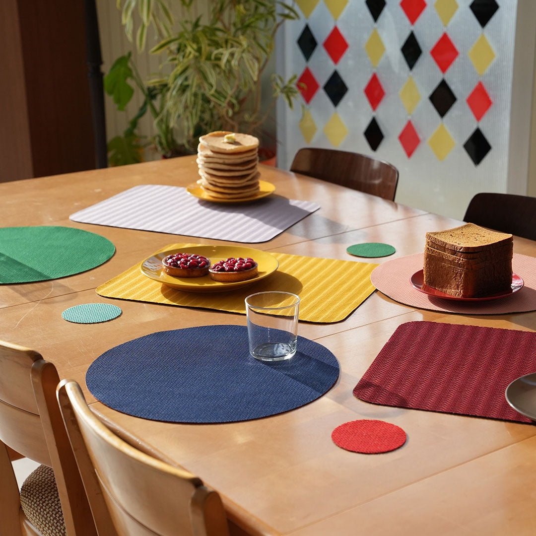 ダルトン DULTON COASTER ROUND SET OF 2 RED×BLUE （RED×BLUE） RED×BLUE