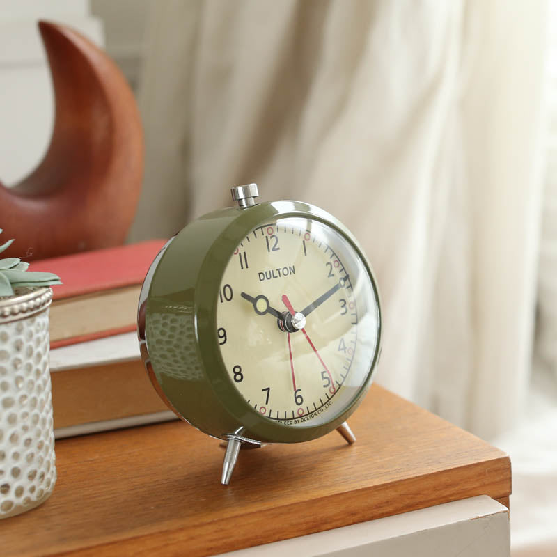 ダルトン DULTON ALARM CLOCK 【返品不可商品】 （OLIVE） OLIVE