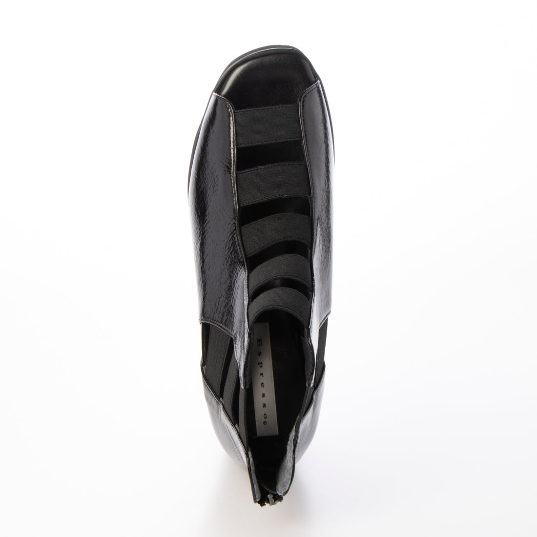 Espresso Elastic fit design, back zipper, thick sole summer shoes