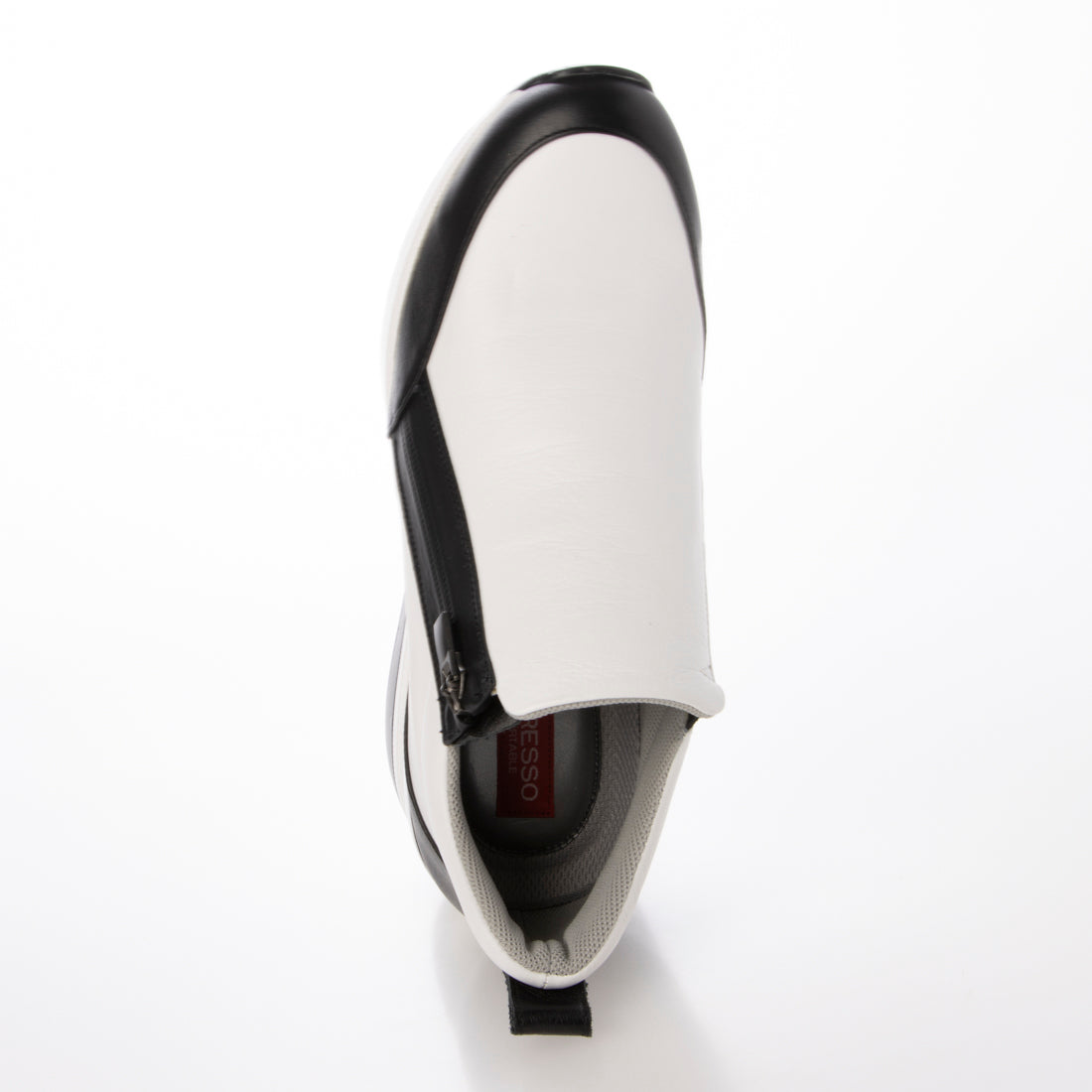 エスプレッソ Espresso ヒールアップレザースタイリッシュスニーカー （BL/WH） BL/WH