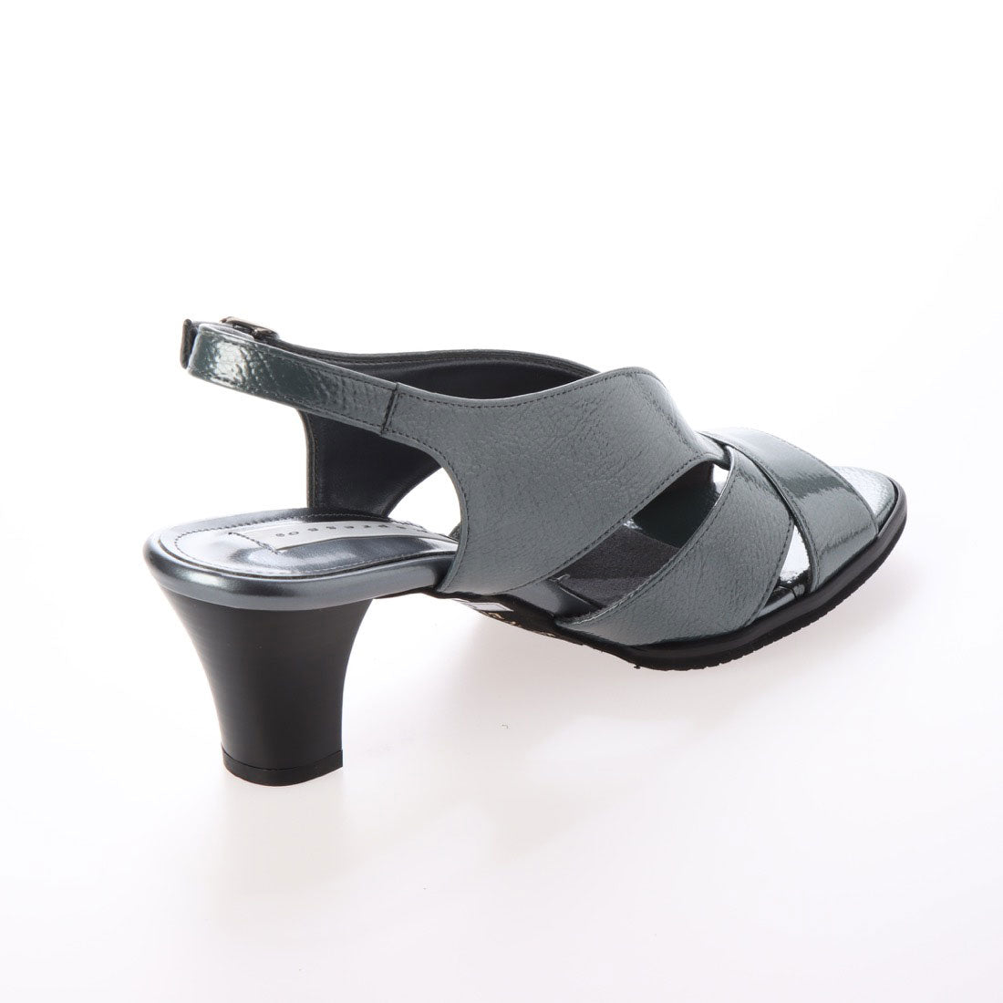 Espresso Comfortable Enamel Elegance Sandals