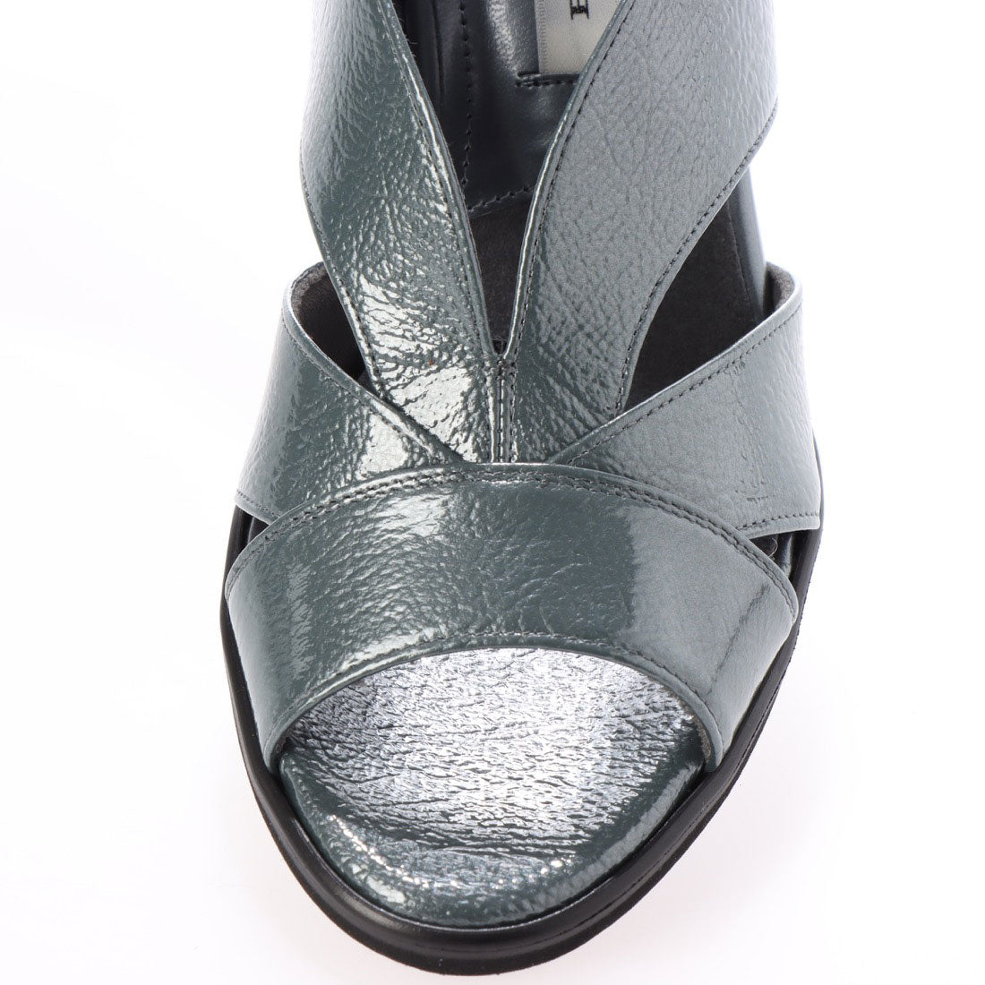 Espresso Comfortable Enamel Elegance Sandals