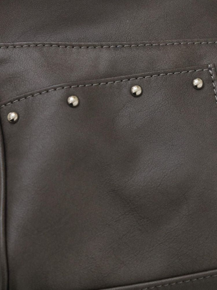 エムズエキサイト ems excite スタッズ付ショルダーBAG （BRN0） BRN0