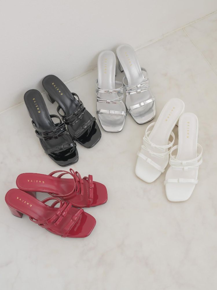 エムズエキサイト ems excite リボンサンダル （BLK1） BLK1