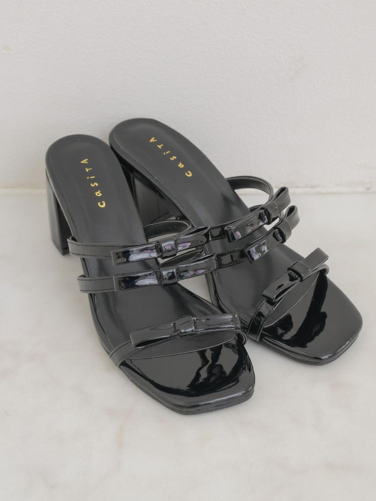 エムズエキサイト ems excite リボンサンダル （BLK1） BLK1