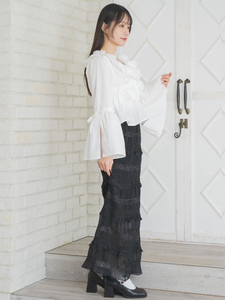 エムズエキサイト ems excite クロスフリルBL （P/BLU） P/BLU