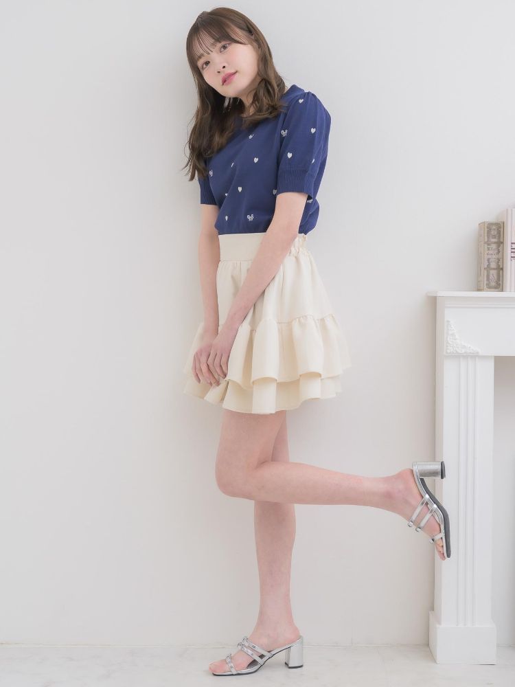 エムズエキサイト ems excite ハイウエスト切替ミニSK （WHT4） WHT4