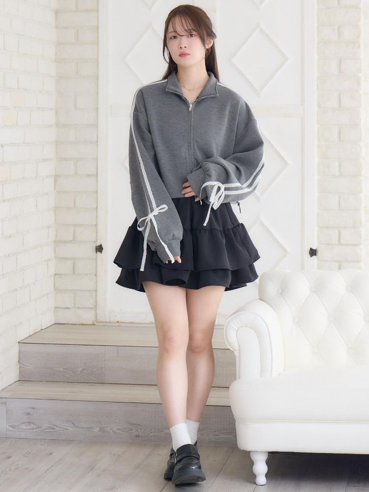 エムズエキサイト ems excite ハイウエスト切替ミニSK （WHT4） WHT4