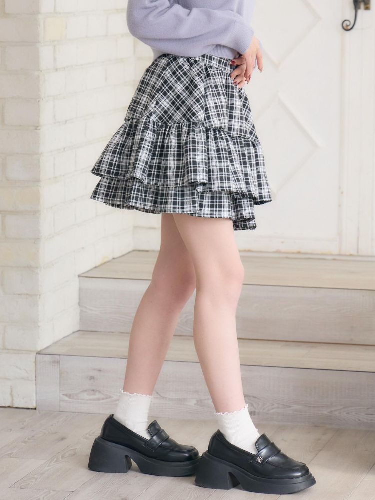 エムズエキサイト ems excite ハイウエスト切替ミニSK （WHT4） WHT4