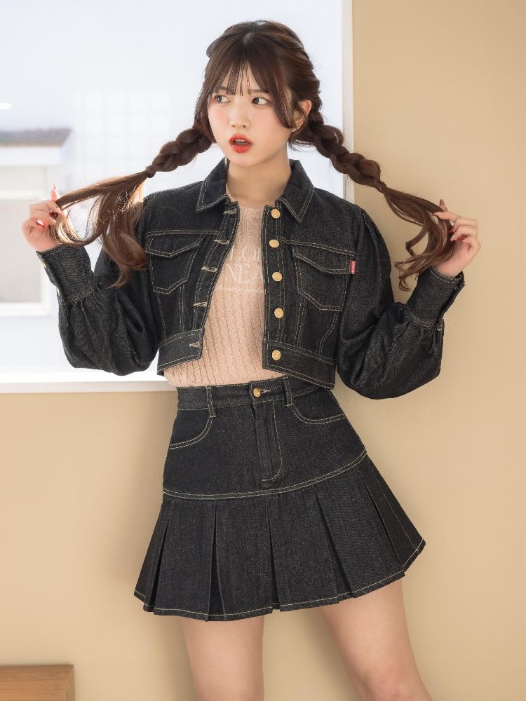 エムズエキサイト ems excite Gジャン＆プリーツSKセット （BLK1） BLK1