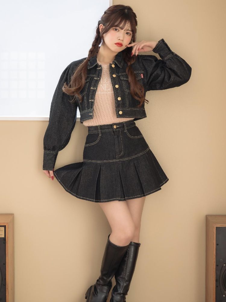 エムズエキサイト ems excite Gジャン＆プリーツSKセット （BLK1） BLK1