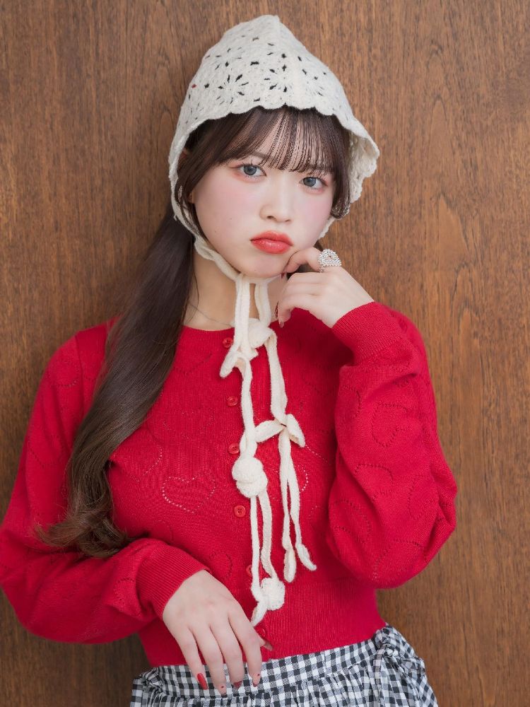 エムズエキサイト ems excite ハートスカシカーデ （RED0） RED0