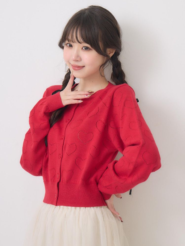 エムズエキサイト ems excite ハートスカシカーデ （RED0） RED0