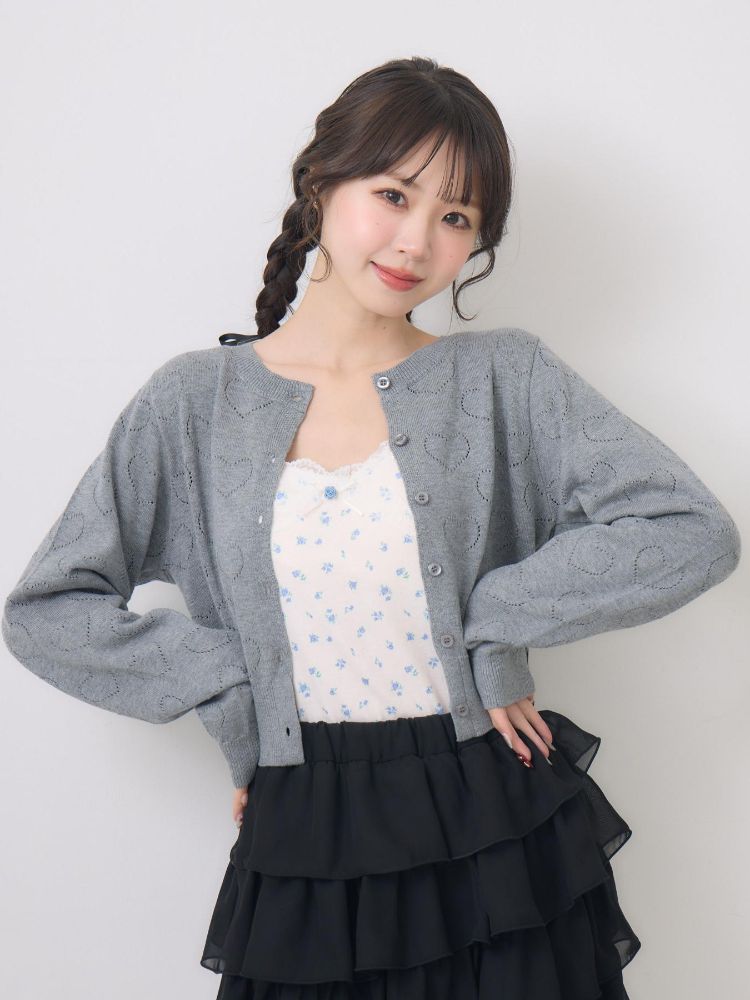 エムズエキサイト ems excite ハートスカシカーデ （RED0） RED0