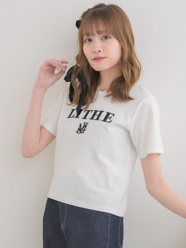エムズエキサイト ems excite ロゴ刺繍TEE （WHT2） WHT2