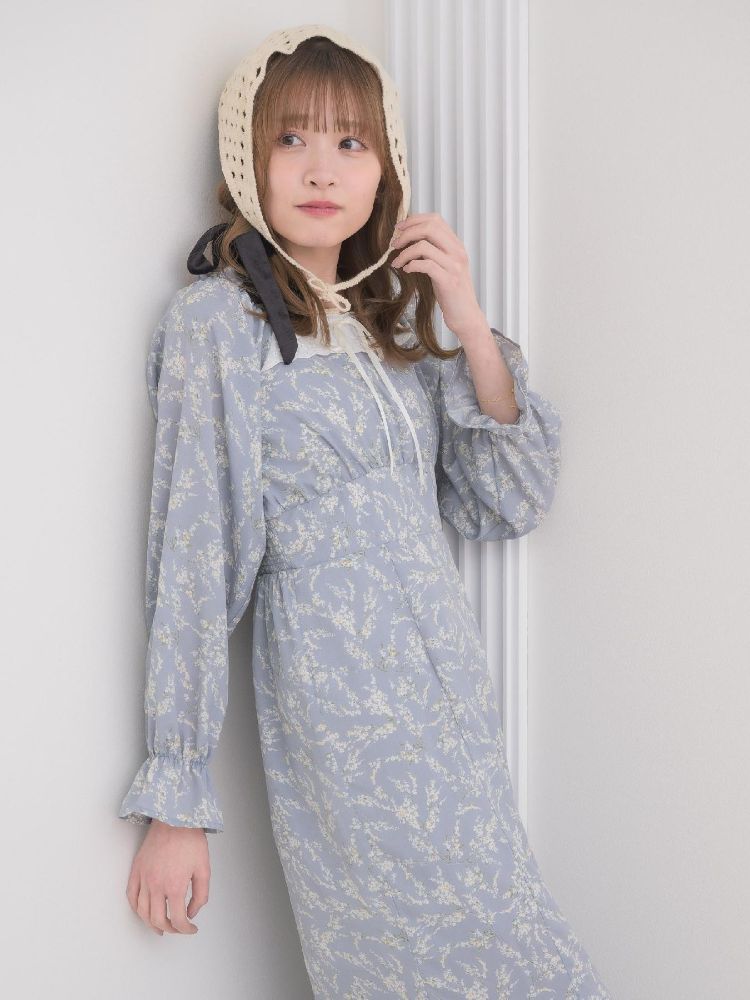 エムズエキサイト ems excite ステッチリボンマーメイドワンピース （P/BLU） P/BLU