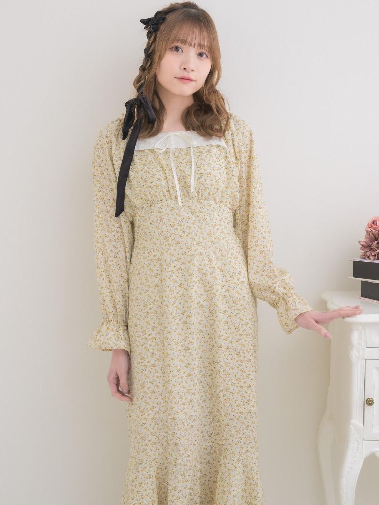 エムズエキサイト ems excite ステッチリボンマーメイドワンピース （P/BLU） P/BLU