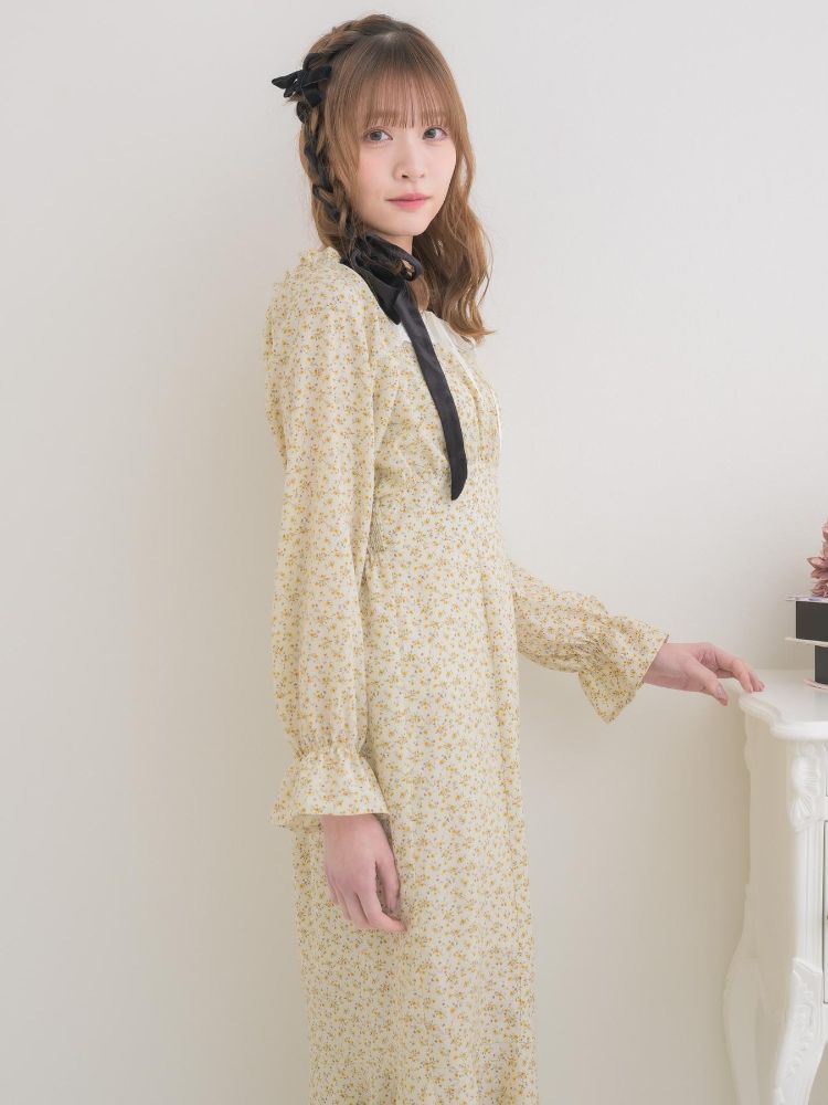 エムズエキサイト ems excite ステッチリボンマーメイドワンピース （P/BLU） P/BLU