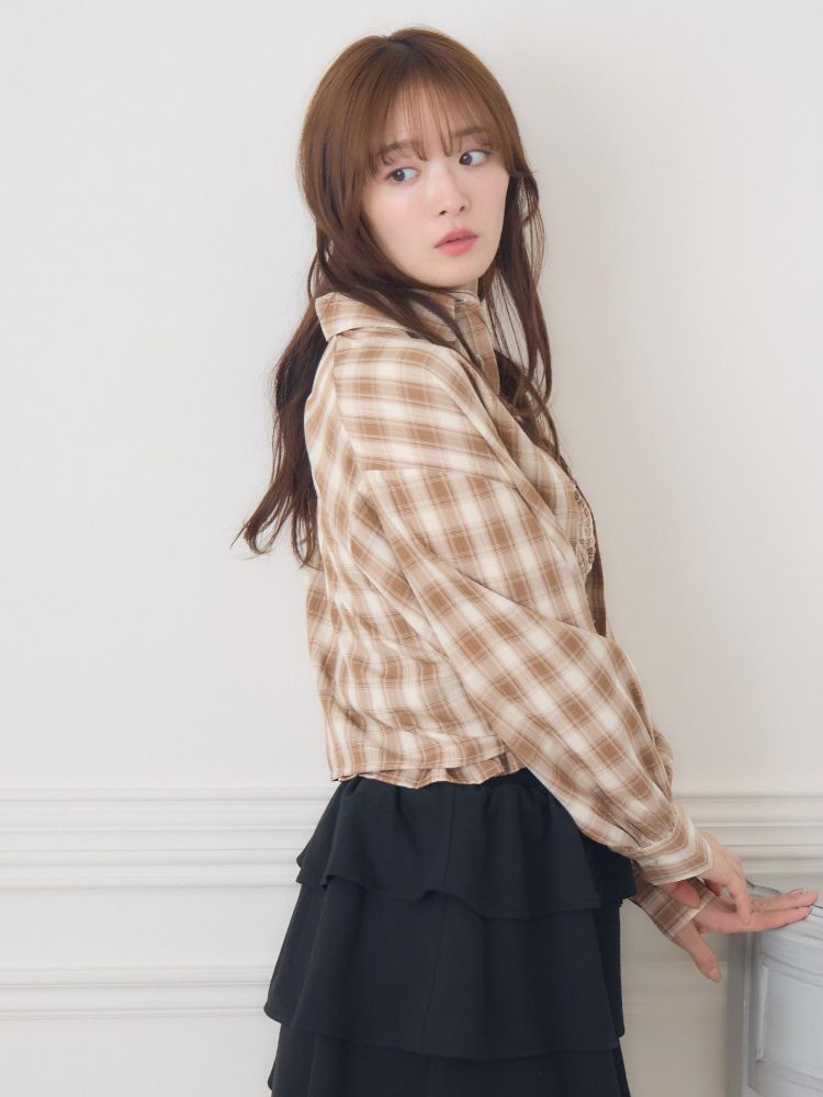 エムズエキサイト ems excite チェックSH＆キャミSET （C/BLU） C/BLU