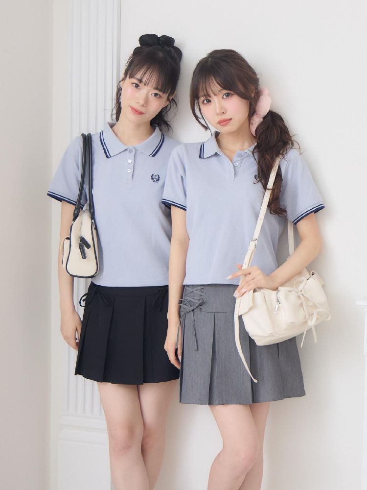 エムズエキサイト ems excite 刺繍入りポロTEE （WHT4） WHT4