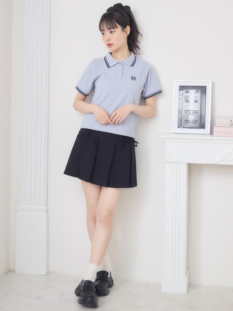 エムズエキサイト ems excite 刺繍入りポロTEE （WHT4） WHT4