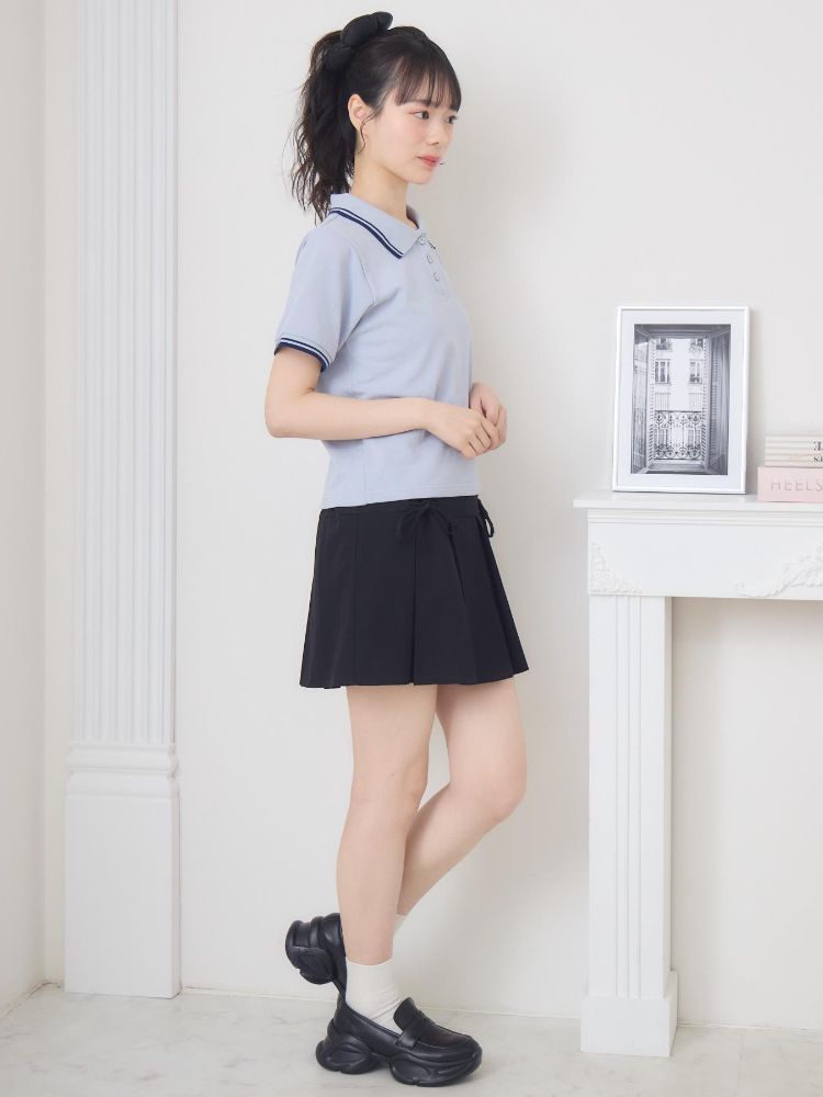 エムズエキサイト ems excite 刺繍入りポロTEE （WHT4） WHT4