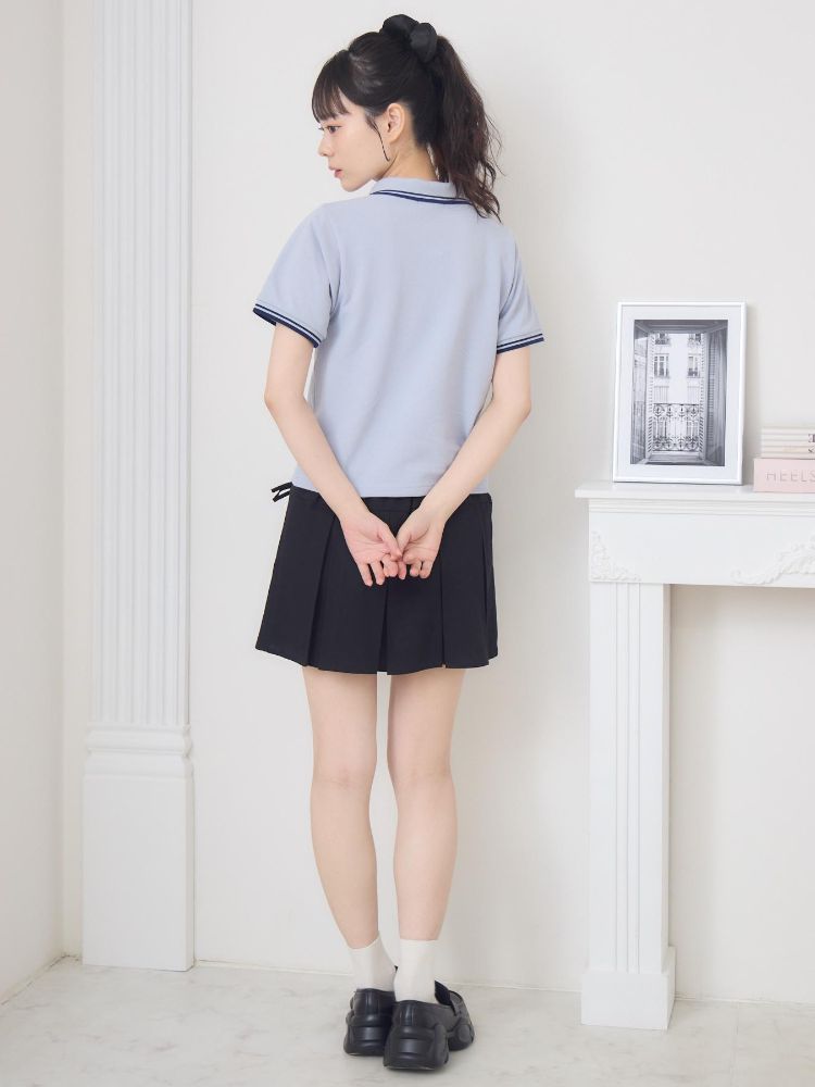 エムズエキサイト ems excite 刺繍入りポロTEE （WHT4） WHT4