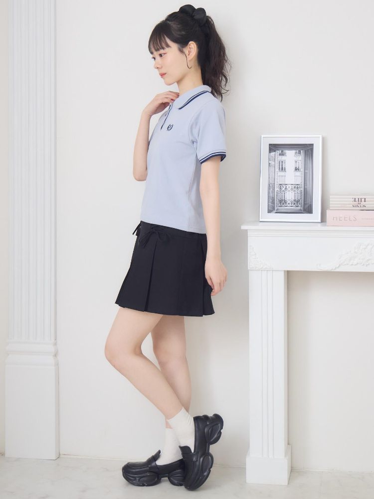 エムズエキサイト ems excite 刺繍入りポロTEE （WHT4） WHT4