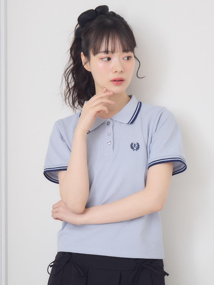エムズエキサイト ems excite 刺繍入りポロTEE （WHT4） WHT4
