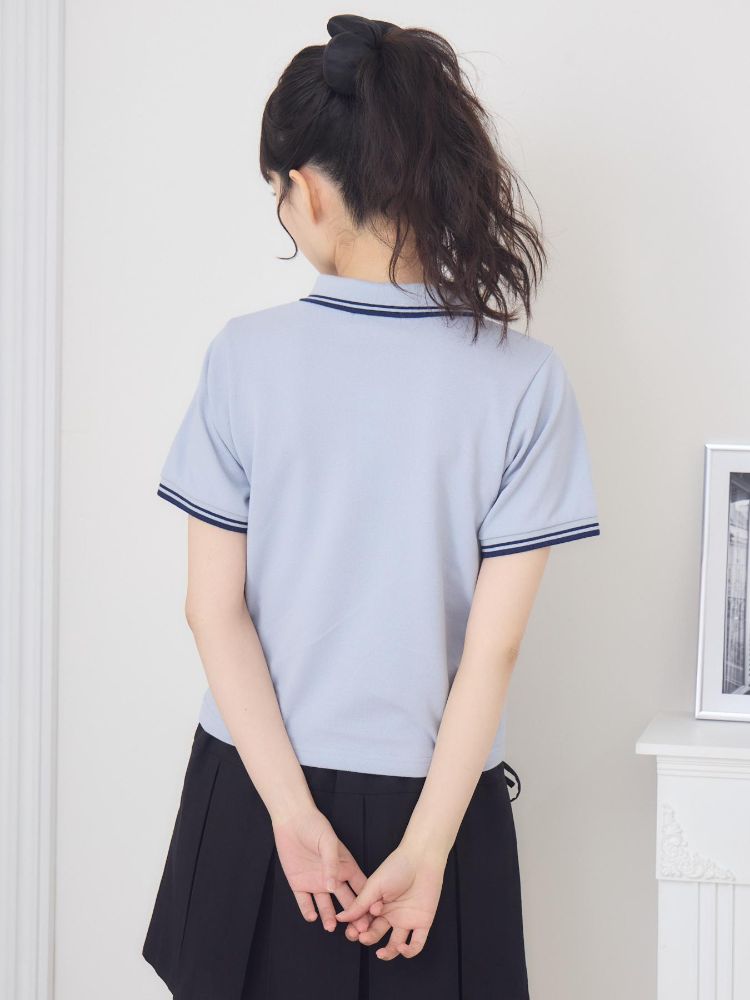 エムズエキサイト ems excite 刺繍入りポロTEE （WHT4） WHT4