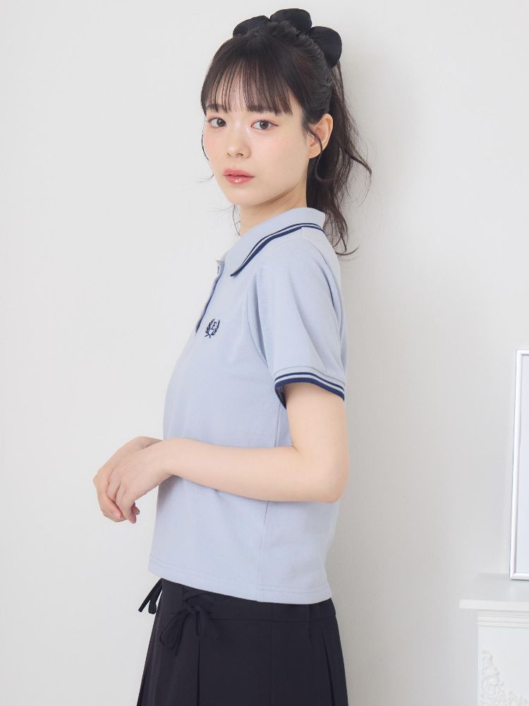 エムズエキサイト ems excite 刺繍入りポロTEE （WHT4） WHT4