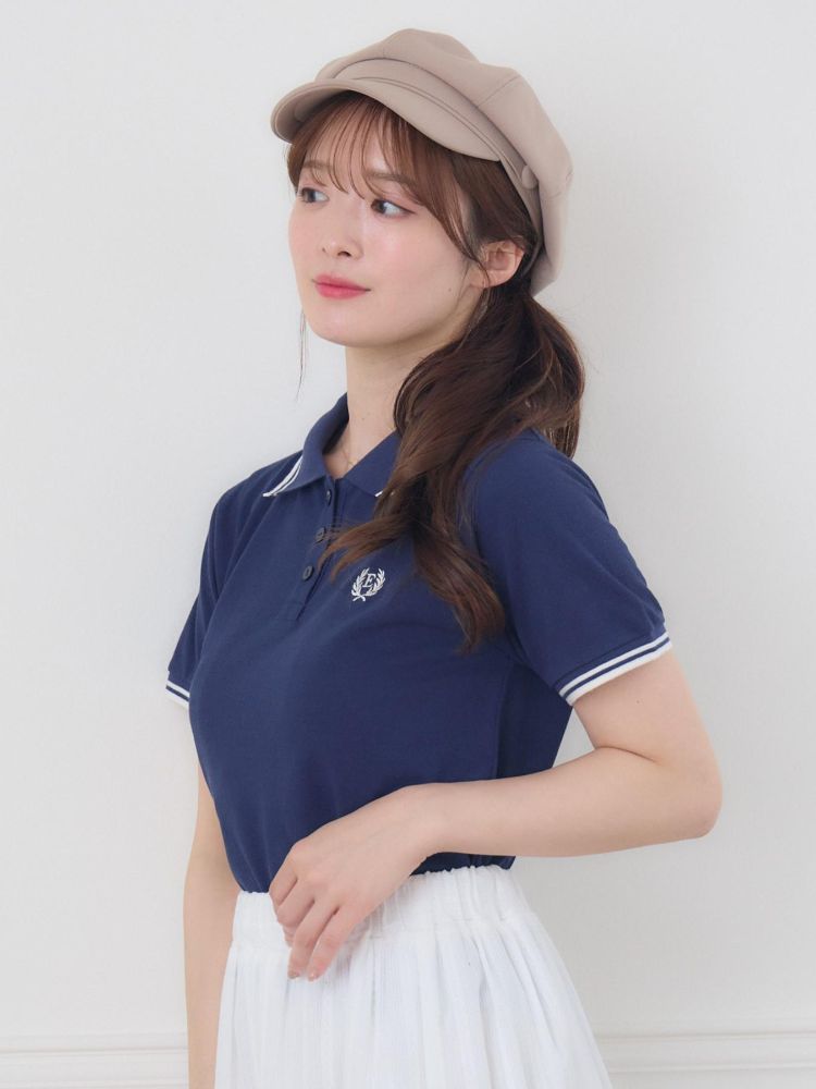 エムズエキサイト ems excite 刺繍入りポロTEE （BLU2） BLU2