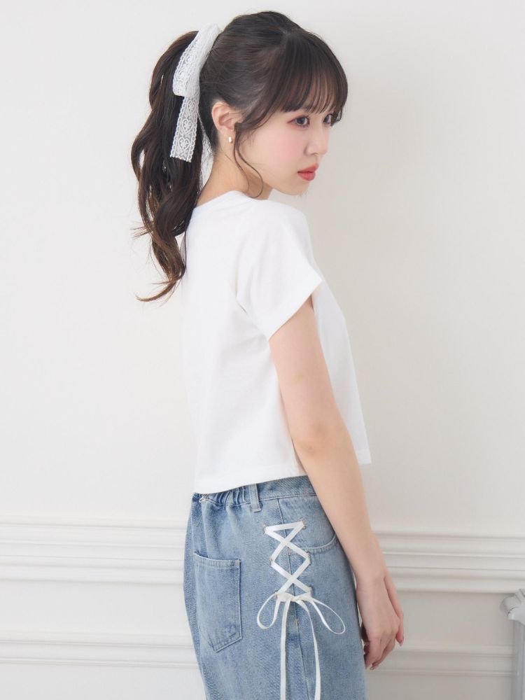 エムズエキサイト ems excite catプリントTEE （PNK0） PNK0